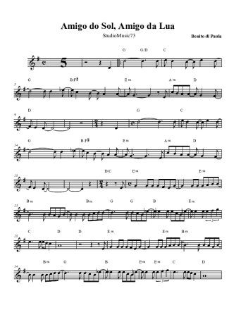 Benito di Paula  score for Clarinet (Bb)