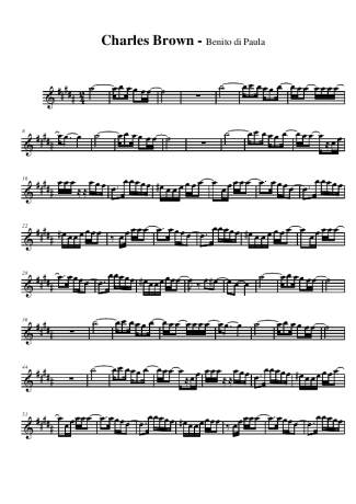 Benito di Paula Char score for Alto Saxophone