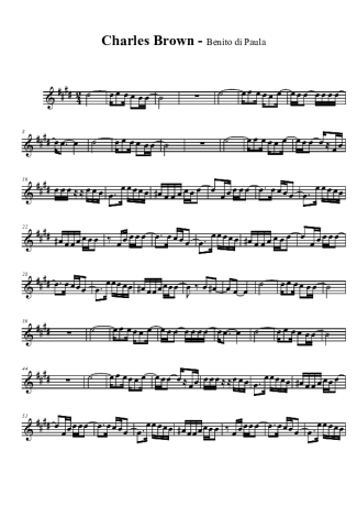 Benito di Paula  score for Clarinet (Bb)