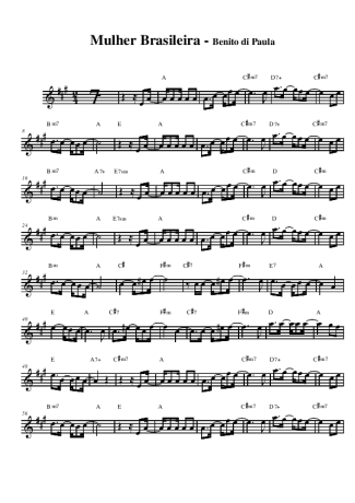 Benito di Paula  score for Alto Saxophone