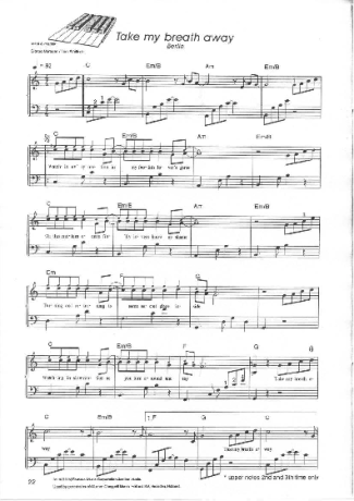 Berlin  score for Piano