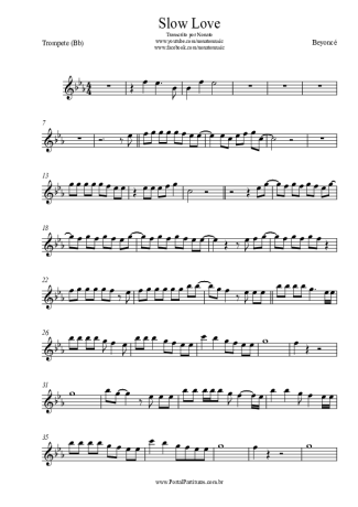 Beyoncé  score for Trumpet