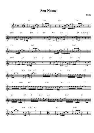 Biafra  score for Tenor Saxophone Soprano (Bb)