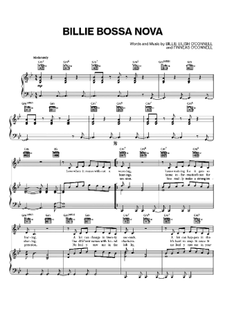 Billie Eilish  score for Piano