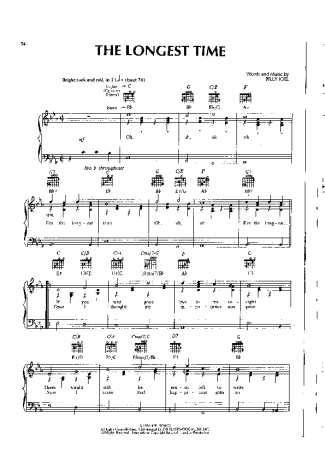 Billy Joel  score for Piano