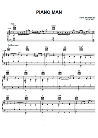 Billy Joel  score for Piano