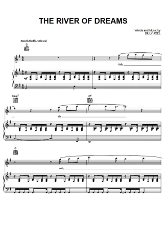 Billy Joel  score for Piano