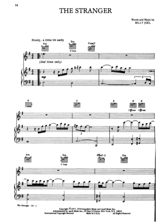 Score for Piano