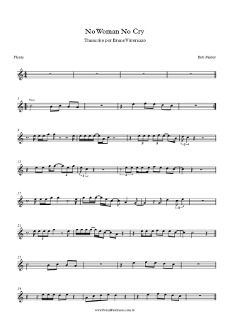 Bob Marley  score for Flute