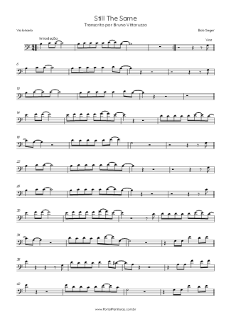 Score for Cello