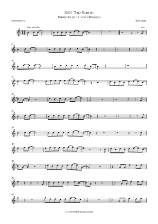 Score for Clarinet (C)