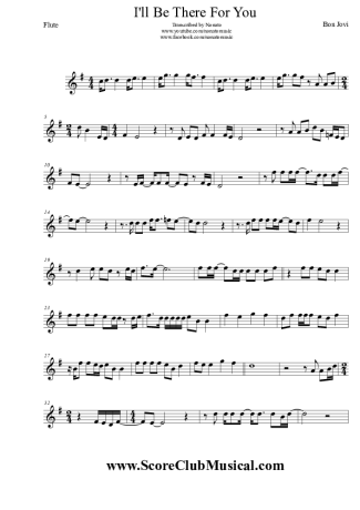 Bon Jovi  score for Flute