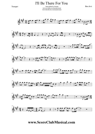 Bon Jovi  score for Trumpet