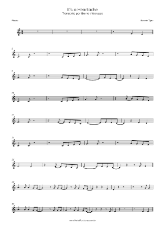 Bonnie Tyler  score for Flute