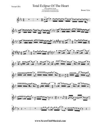 Bonnie Tyler Total Eclipse Of The Heart score for Trumpet
