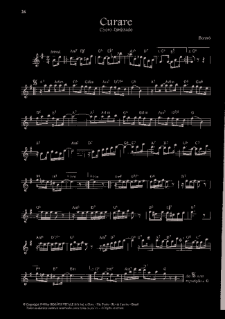 Bororó Curare score for Flute