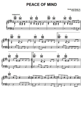 Boston  score for Piano