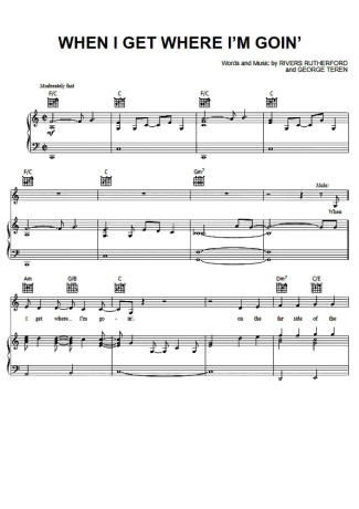Brad Paisley and Dolly Parton  score for Piano