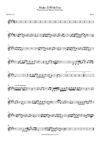 Bread  score for Clarinet (C)