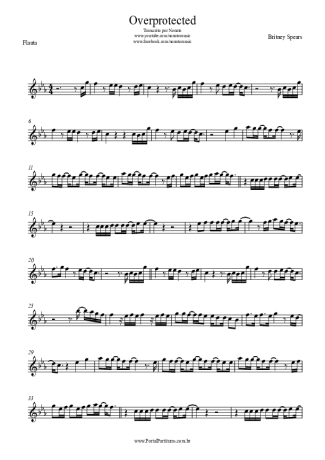 Britney Spears  score for Flute