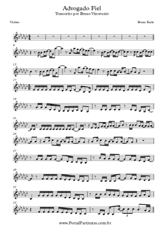 Bruna Karla  score for Violin