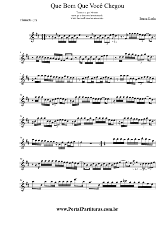 Bruna Karla  score for Clarinet (C)