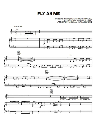 Bruno Mars  score for Piano