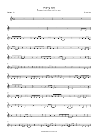 Score for Clarinet (C)