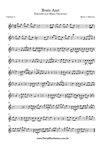 Bruno e Marrone  score for Clarinet (C)