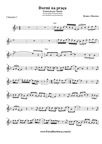 Bruno e Marrone  score for Clarinet (C)