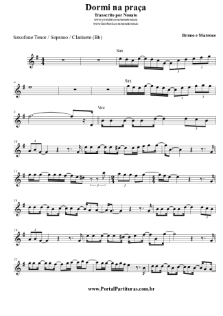 Bruno e Marrone  score for Tenor Saxophone Soprano (Bb)