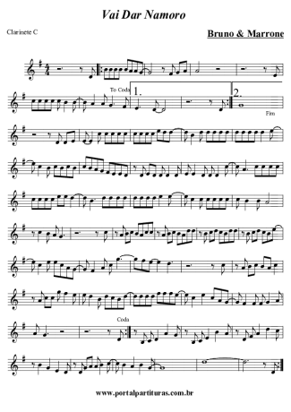 Bruno e Marrone  score for Clarinet (C)