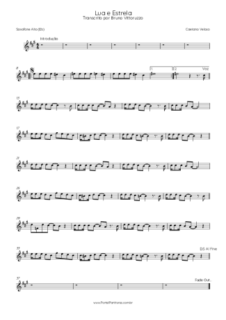 Score for Alto Saxophone