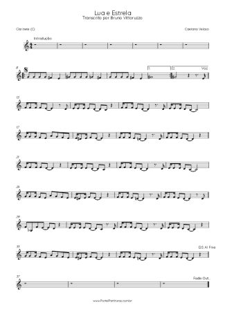 Score for Clarinet (C)
