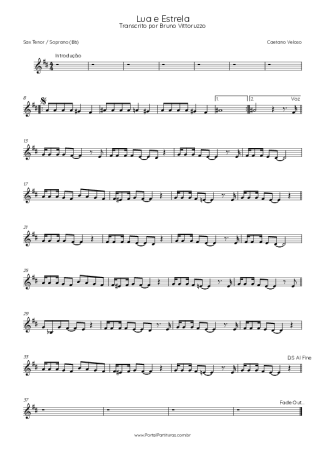 Score for Tenor Saxophone Soprano (Bb)