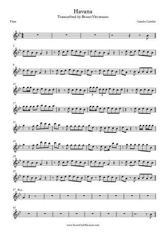 Camila Cabello  score for Flute