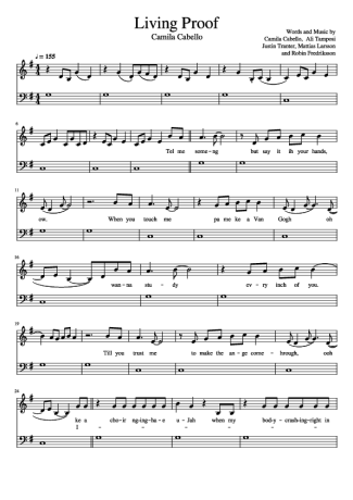 Camila Cabello  score for Piano