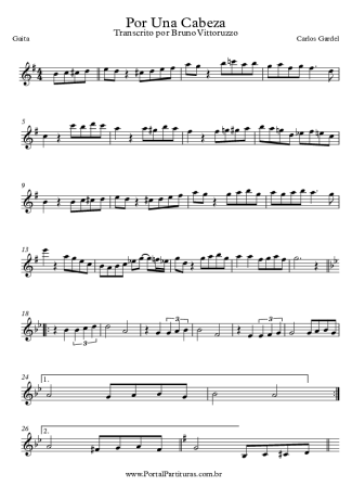 Carlos Gardel  score for Harmonica
