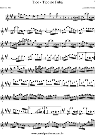 Carmen Miranda  score for Alto Saxophone