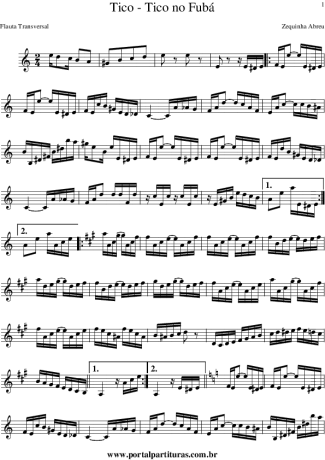 Carmen Miranda  score for Flute