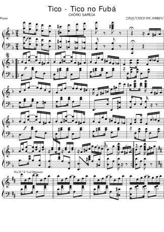 Carmen Miranda  score for Piano