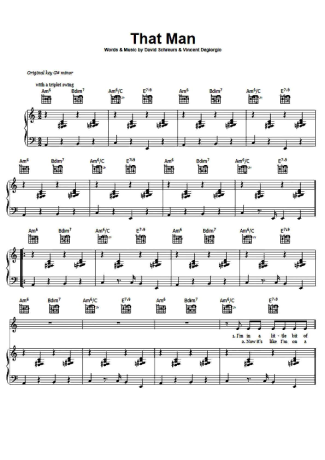Caro Emerald  score for Piano