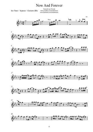 Carole King Now And Forever score for Clarinet (Bb)