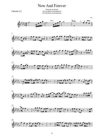 Carole King  score for Clarinet (C)