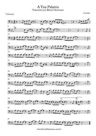 Cassiane  score for Cello