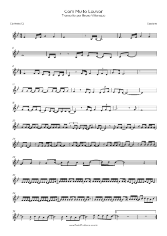 Cassiane  score for Clarinet (C)