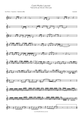 Cassiane  score for Tenor Saxophone Soprano (Bb)