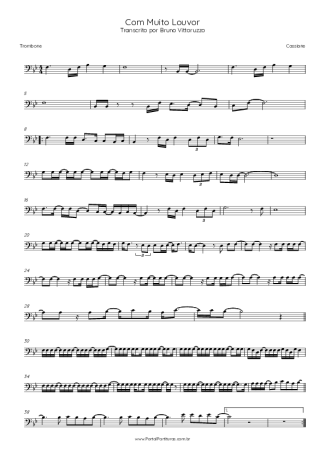 Cassiane Com Muito Louvor score for Trombone