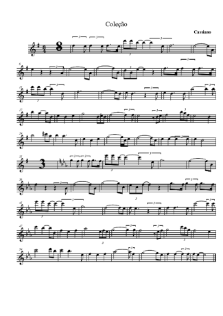 Cassiano  score for Clarinet (Bb)
