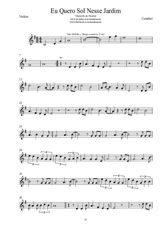 Catedral  score for Violin